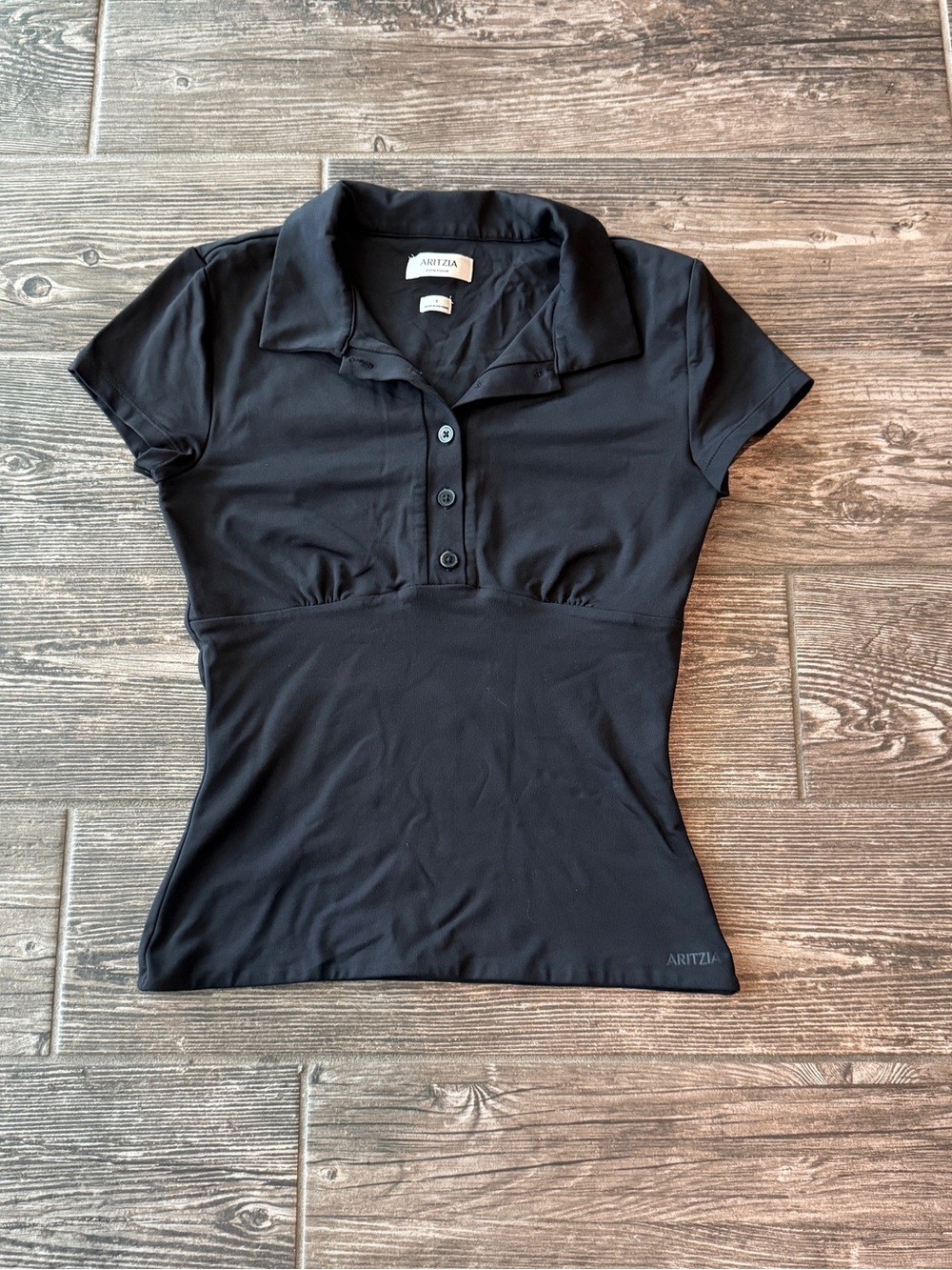 Aritzia Original Contour Flyer Polo T-Shirt